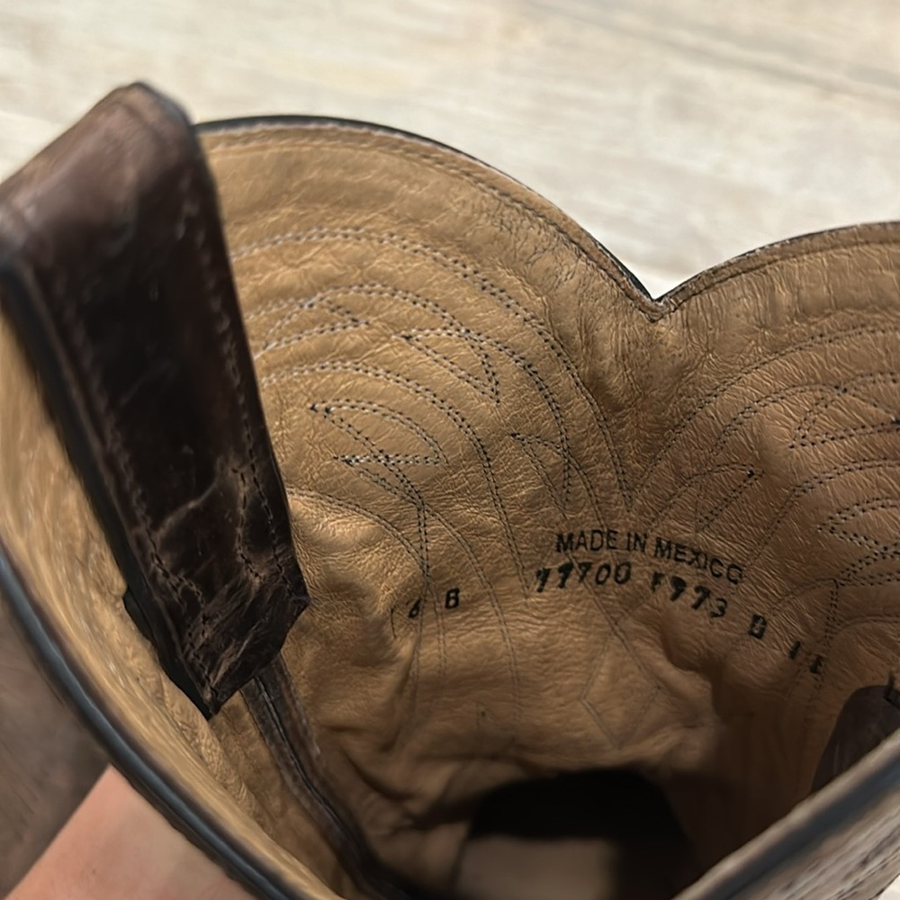 Frye Cowboy Boots Billy 6 - Picture 4 of 5